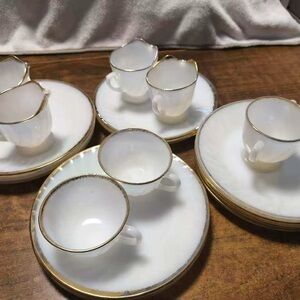 Fire King vintage 7 cups and 11 saucers